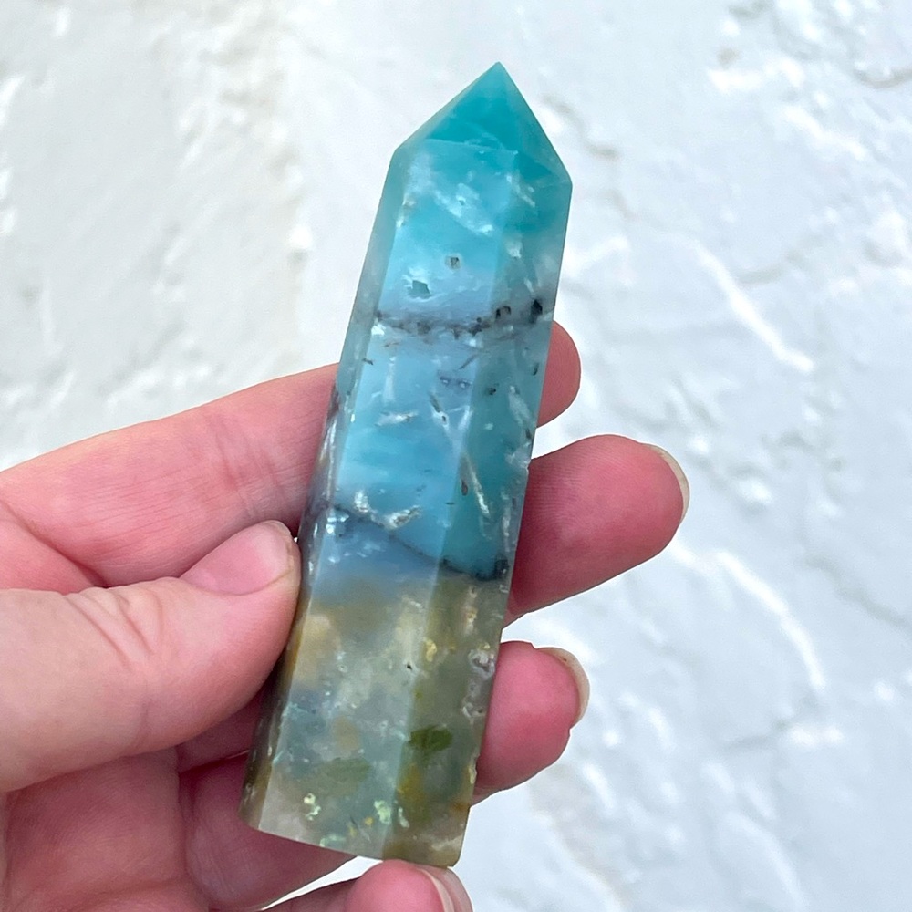 Carribean calcite blue aragonite Gemstone